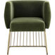 Gala Forest Green Dining Armchair